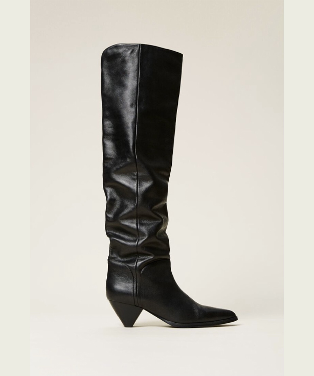 Thigh High Nappa Boots